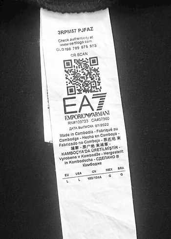 Emporio Armani EA7 Orjinal Sıfır Fermuarlı Sweatshirt - Görsel 2