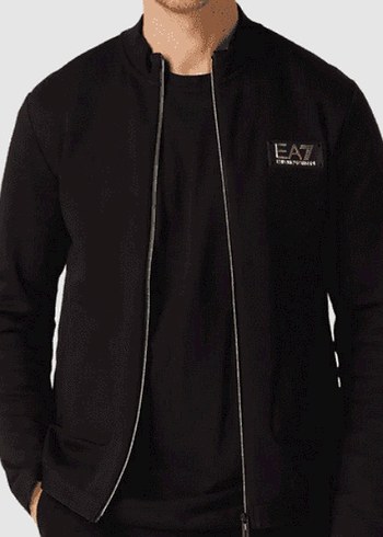 Emporio Armani EA7 Orjinal Sıfır Fermuarlı Sweatshirt - Görsel 8