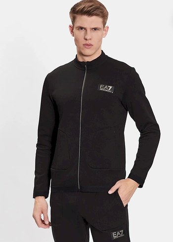 Emporio Armani EA7 Orjinal Sıfır Fermuarlı Sweatshirt - Görsel 3