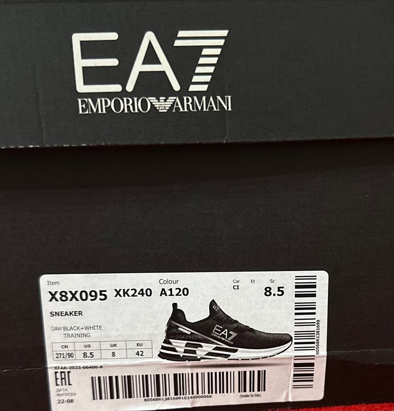 Emporio Armani EA7 Orjinal Sıfır  Ayakkabı - Görsel 3