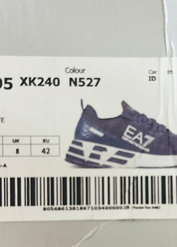 Emporio Armani EA7 Orjinal Sıfır Ayakkabı - Görsel 4