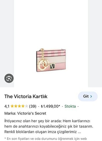 Viktoria secret Kartlık 