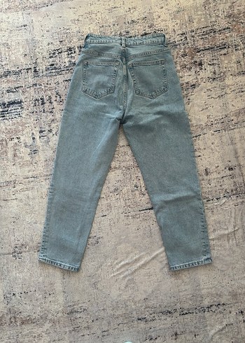 Slim Fit Mom High Ankle Jeans Açık Kot Mavisi - Görsel 2