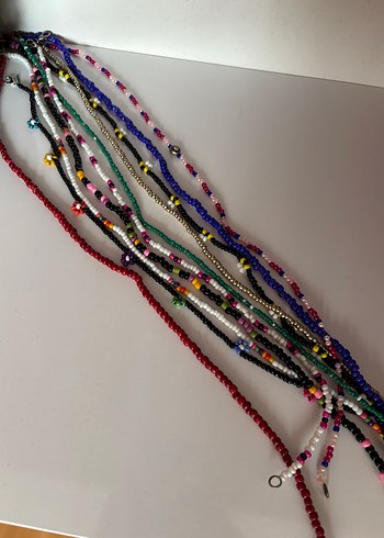 Renkli Boncuklu Uzun Bohem Kolye - Görsel 2