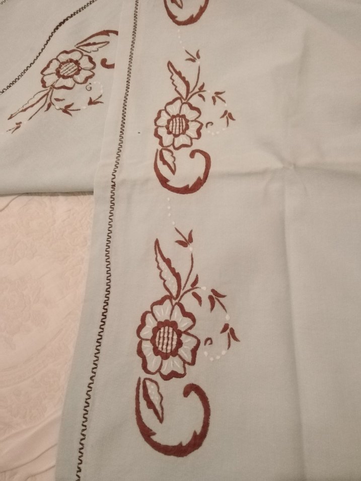 Sarma elişi nakışlı örtü - Görsel 4