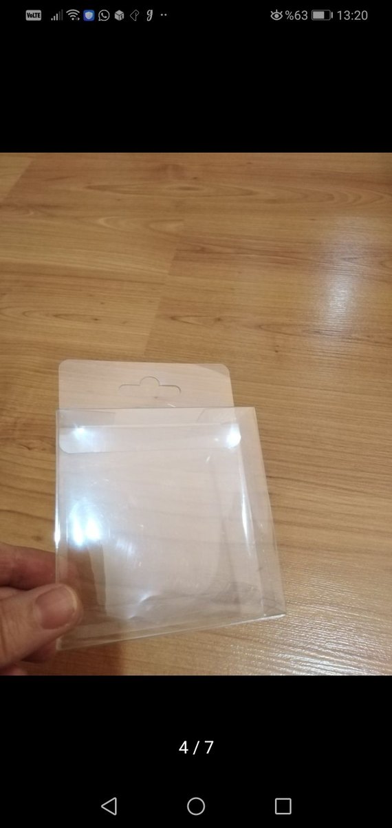 200 adet Asetat şeffaf hediyelik kutu - Görsel 4