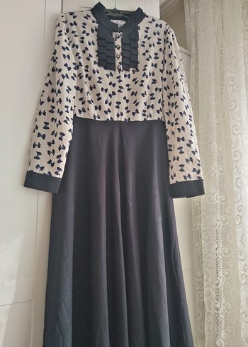 Pilise Detaylı Uzun Kollu Kadın Elbise - Görsel 4