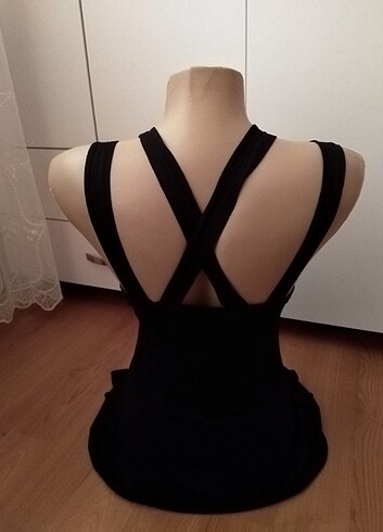 Mini siyah elbise 