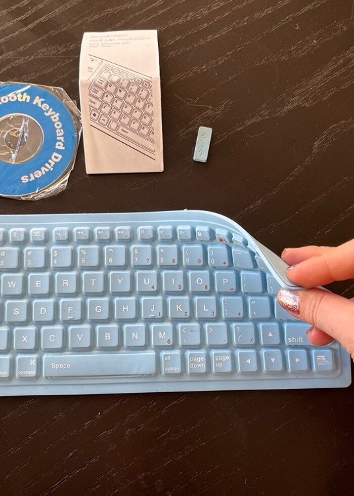 Silikon katlanabilir WiFi   klavye - Görsel 5