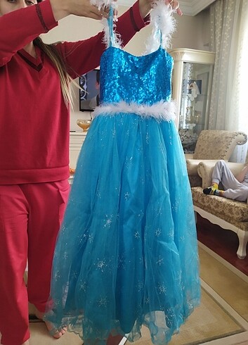 Kız çocuk Elsa elbise