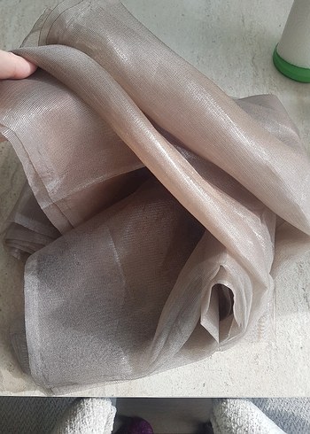 3 adet perde tulu ve fonu - Görsel 5