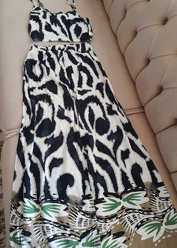 siyah askılı dokuma takim - Görsel 6