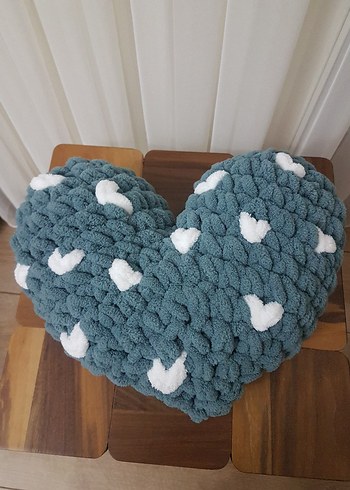 puffy kalp yastik - Görsel 4