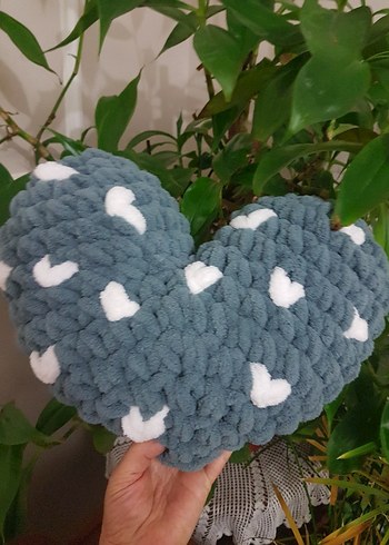 puffy kalp yastik - Görsel 3