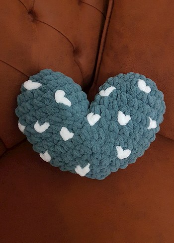 puffy kalp yastik - Görsel 5