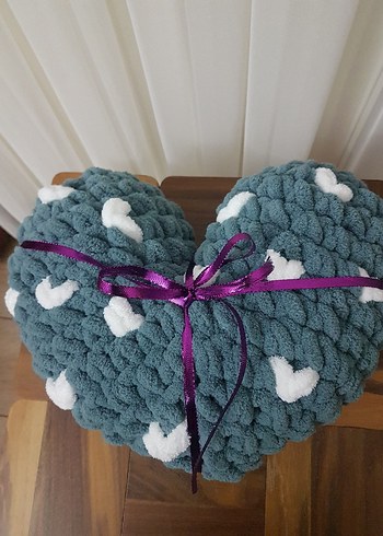 puffy kalp yastik - Görsel 2