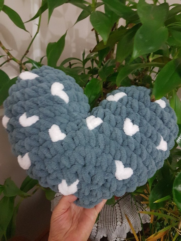 puffy kalp yastik - Görsel 3