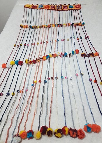 Renkli Bohem El Yapımı kapı süsü - Görsel 2