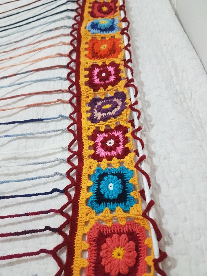 Renkli Bohem El Yapımı kapı süsü - Görsel 3