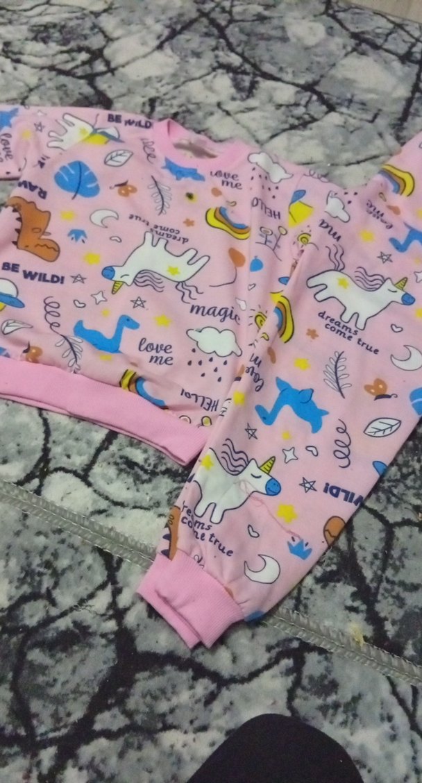 Renkli Panda Baskılı Çocuk Pijaması ne alarsaniz o fiyat - Görsel 4