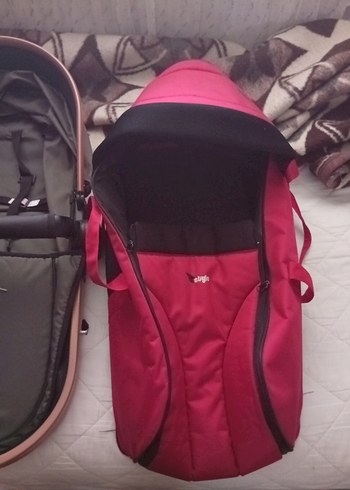 Mavi Baskılı Bebek Çantası - Görsel 3