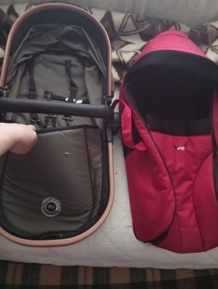 Mavi Baskılı Bebek Çantası - Görsel 2