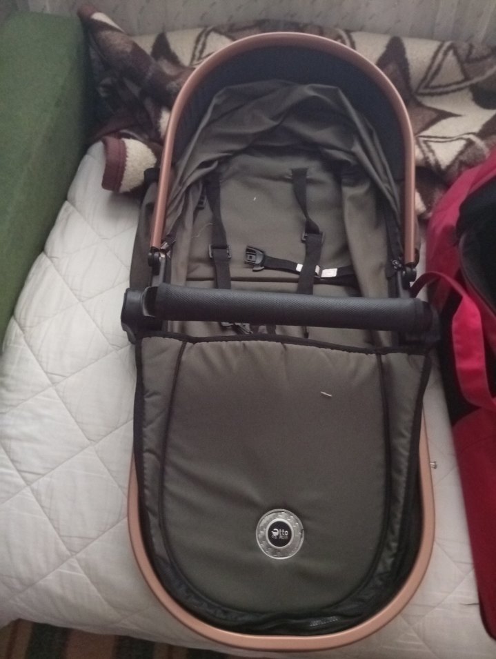 Mavi Baskılı Bebek Çantası - Görsel 4