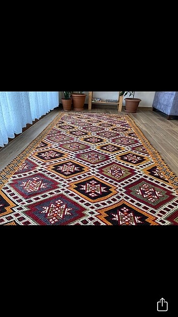 Eldokuma kilim 295/138cm