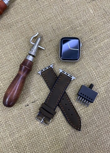 APPLE WATCH DERİ SAAT KORDONU  - Görsel 4