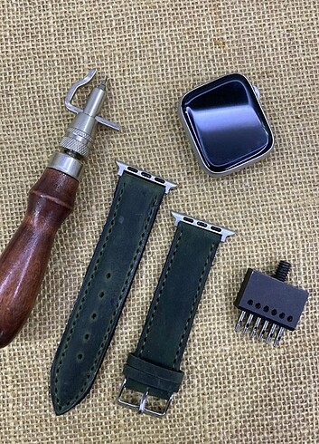 APPLE WATCH DERİ SAAT KORDONU  - Görsel 7