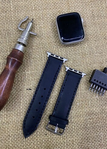 APPLE WATCH DERİ SAAT KORDONU  - Görsel 8