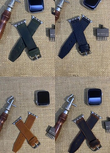 APPLE WATCH DERİ SAAT KORDONU  - Görsel 2