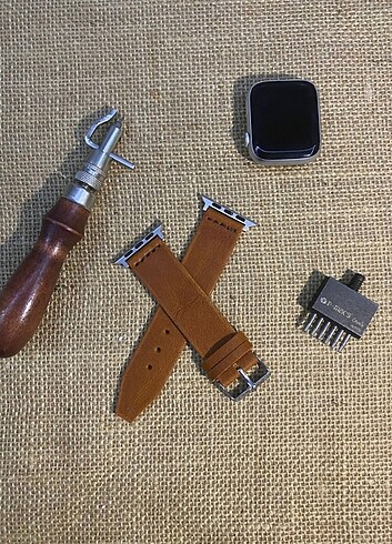 APPLE WATCH DERİ SAAT KORDONU  - Görsel 5