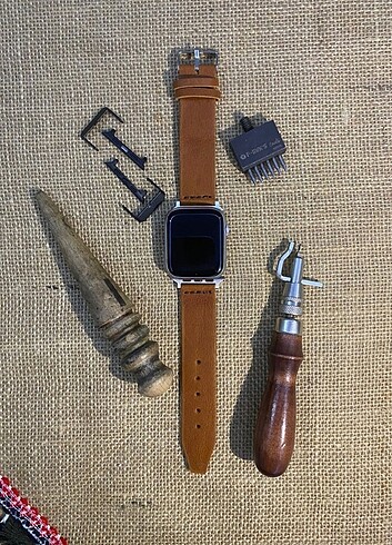 APPLE WATCH DERİ SAAT KORDONU  - Görsel 6