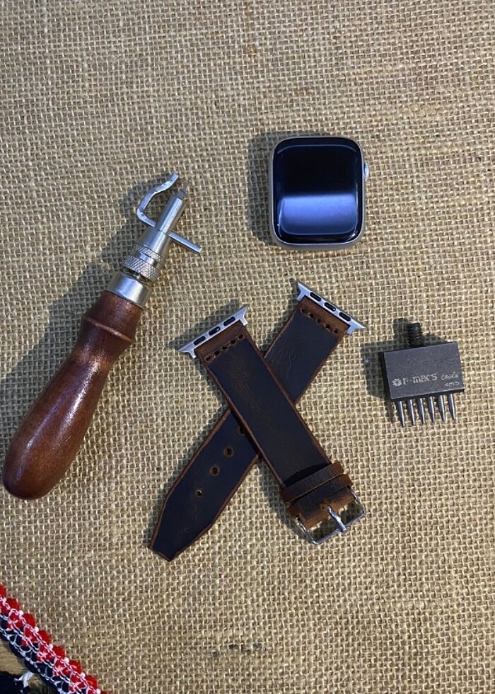 APPLE WATCH DERİ SAAT KORDONU  - Görsel 4