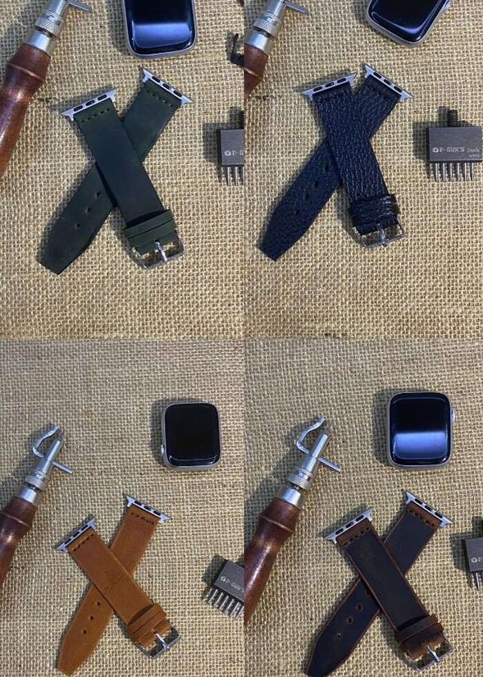 APPLE WATCH DERİ SAAT KORDONU  - Görsel 2