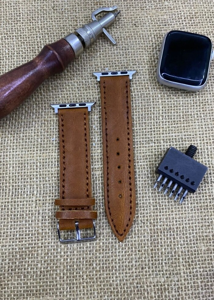 APPLE WATCH DERİ SAAT KORDONU  - Görsel 3