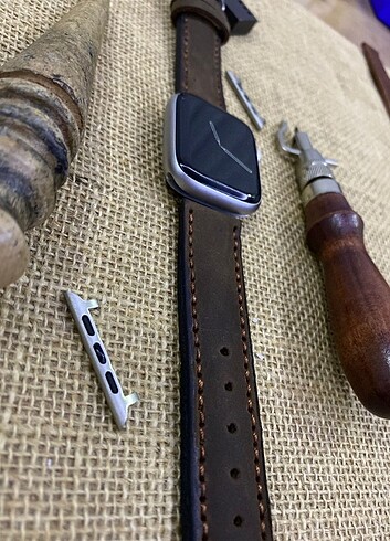 APPLE WATCH DERİ SAAT KORDONU  - Görsel 4