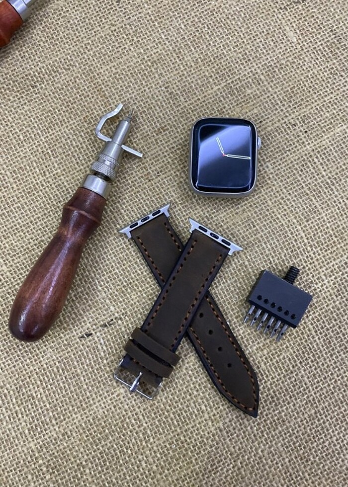 APPLE WATCH DERİ SAAT KORDONU  - Görsel 3