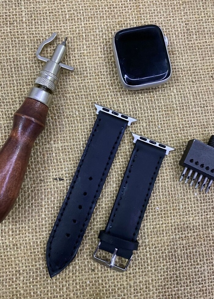 APPLE WATCH DERİ SAAT KORDONU  - Görsel 2