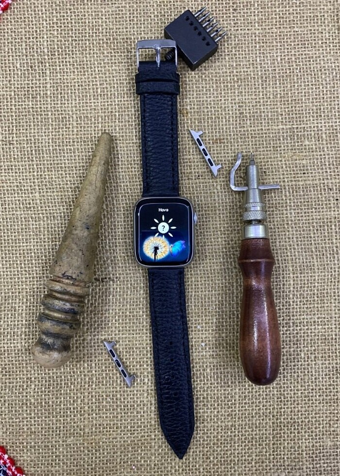 APPLE WATCH DERİ SAAT KORDONU  - Görsel 4