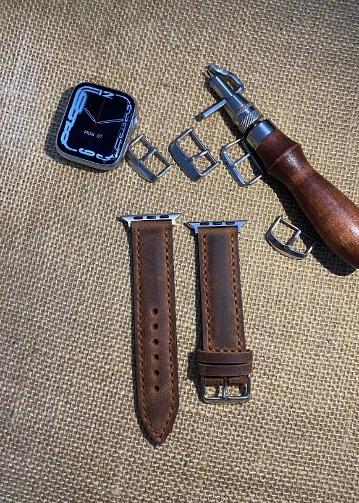 APPLE WATCH DERİ SAAT KORDONU  - Görsel 2