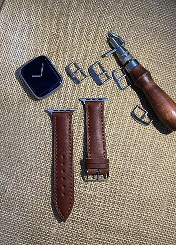 APPLE WATCH DERİ SAAT KORDONU  - Görsel 2