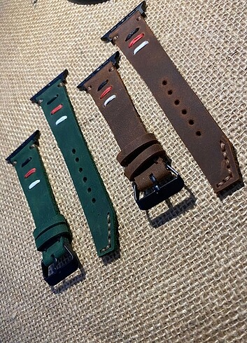 APPLE WATCH DERİ SAAT KORDONU  - Görsel 8