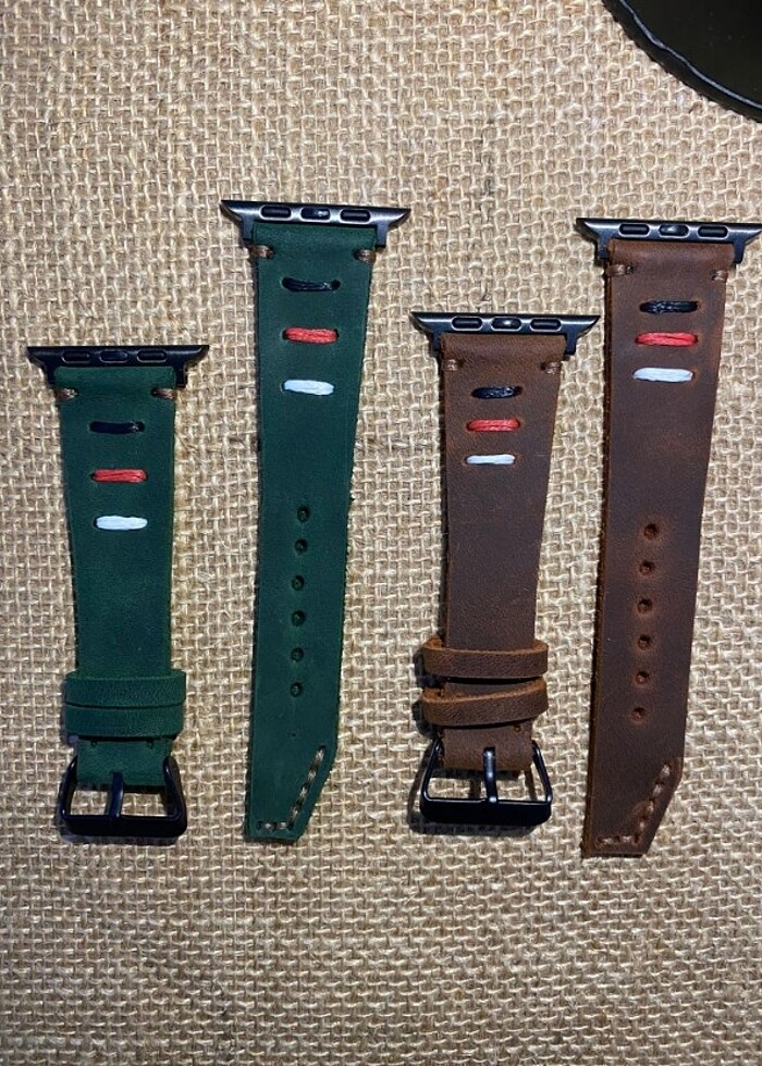 APPLE WATCH DERİ SAAT KORDONU  - Görsel 3