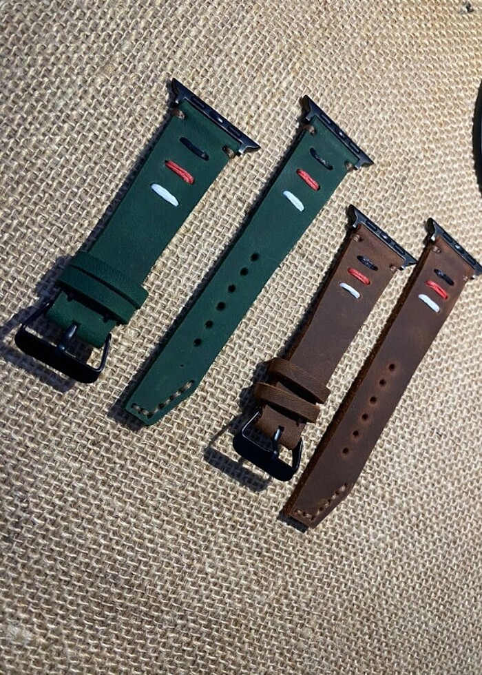 APPLE WATCH DERİ SAAT KORDONU  - Görsel 4