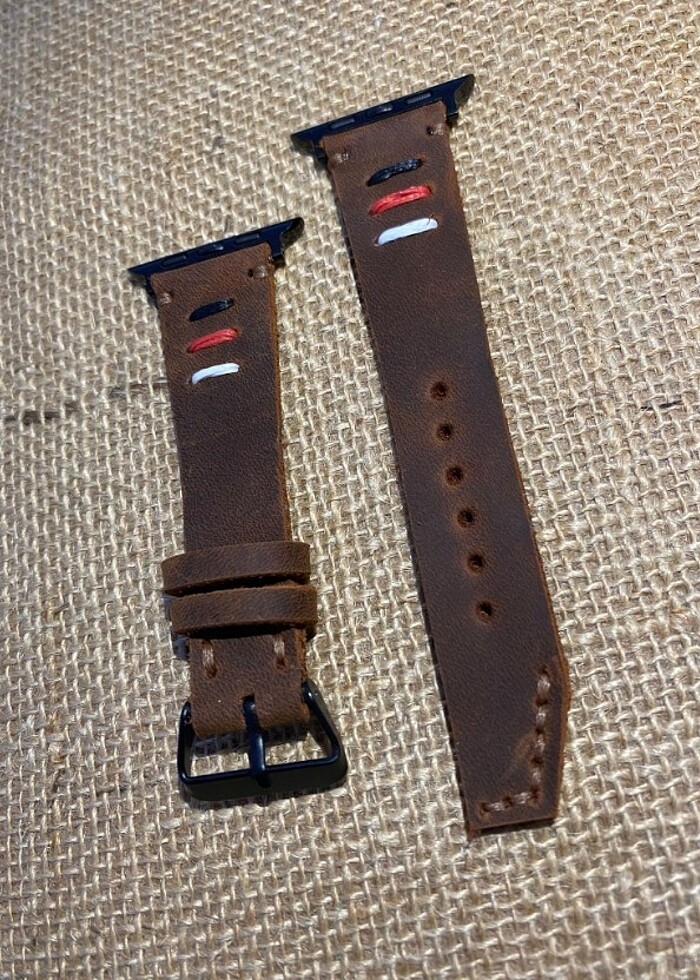 APPLE WATCH DERİ SAAT KORDONU  - Görsel 5