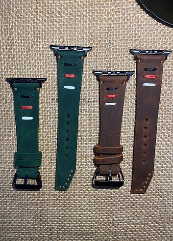 APPLE WATCH DERİ SAAT KORDONU  - Görsel 3