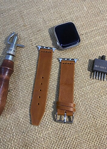 APPLE WATCH DERİ SAAT KORDONU  - Görsel 4