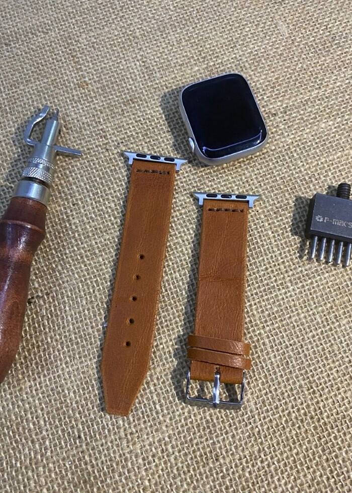 APPLE WATCH DERİ SAAT KORDONU  - Görsel 4